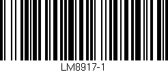 Código de barras (EAN, GTIN, SKU, ISBN): 'LM8917-1'