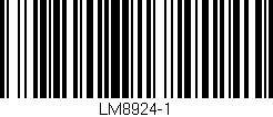 Código de barras (EAN, GTIN, SKU, ISBN): 'LM8924-1'