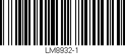 Código de barras (EAN, GTIN, SKU, ISBN): 'LM8932-1'