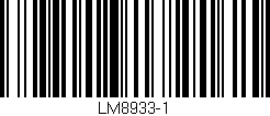 Código de barras (EAN, GTIN, SKU, ISBN): 'LM8933-1'