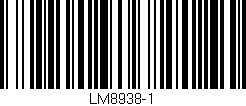 Código de barras (EAN, GTIN, SKU, ISBN): 'LM8938-1'