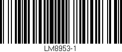 Código de barras (EAN, GTIN, SKU, ISBN): 'LM8953-1'