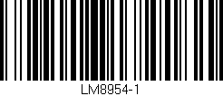 Código de barras (EAN, GTIN, SKU, ISBN): 'LM8954-1'