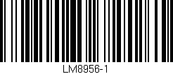 Código de barras (EAN, GTIN, SKU, ISBN): 'LM8956-1'