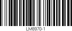 Código de barras (EAN, GTIN, SKU, ISBN): 'LM8970-1'