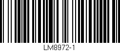 Código de barras (EAN, GTIN, SKU, ISBN): 'LM8972-1'