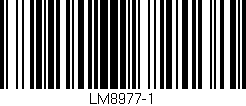 Código de barras (EAN, GTIN, SKU, ISBN): 'LM8977-1'