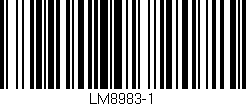 Código de barras (EAN, GTIN, SKU, ISBN): 'LM8983-1'