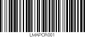 Código de barras (EAN, GTIN, SKU, ISBN): 'LMAPCR001'