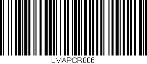 Código de barras (EAN, GTIN, SKU, ISBN): 'LMAPCR006'