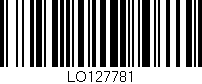 Código de barras (EAN, GTIN, SKU, ISBN): 'LO127781'