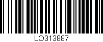 Código de barras (EAN, GTIN, SKU, ISBN): 'LO313887'