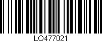 Código de barras (EAN, GTIN, SKU, ISBN): 'LO477021'