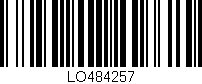 Código de barras (EAN, GTIN, SKU, ISBN): 'LO484257'