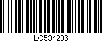 Código de barras (EAN, GTIN, SKU, ISBN): 'LO534286'