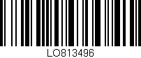 Código de barras (EAN, GTIN, SKU, ISBN): 'LO813496'