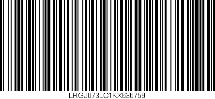 Código de barras (EAN, GTIN, SKU, ISBN): 'LRGJ073LC1KX636759'