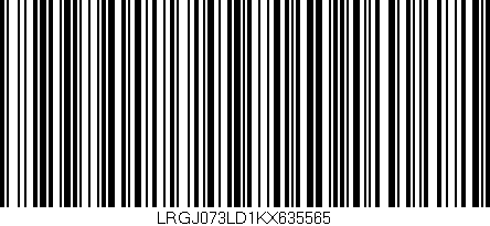 Código de barras (EAN, GTIN, SKU, ISBN): 'LRGJ073LD1KX635565'