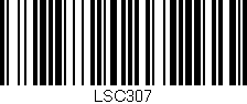 Código de barras (EAN, GTIN, SKU, ISBN): 'LSC307'