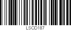 Código de barras (EAN, GTIN, SKU, ISBN): 'LSCD187'