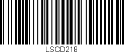 Código de barras (EAN, GTIN, SKU, ISBN): 'LSCD218'