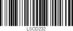 Código de barras (EAN, GTIN, SKU, ISBN): 'LSCD232'