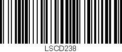 Código de barras (EAN, GTIN, SKU, ISBN): 'LSCD238'