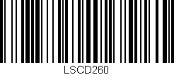 Código de barras (EAN, GTIN, SKU, ISBN): 'LSCD260'