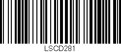 Código de barras (EAN, GTIN, SKU, ISBN): 'LSCD281'