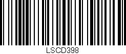 Código de barras (EAN, GTIN, SKU, ISBN): 'LSCD398'