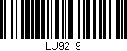 Código de barras (EAN, GTIN, SKU, ISBN): 'LU9219'