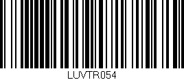 Código de barras (EAN, GTIN, SKU, ISBN): 'LUVTR054'