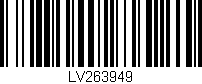 Código de barras (EAN, GTIN, SKU, ISBN): 'LV263949'