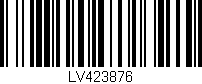 Código de barras (EAN, GTIN, SKU, ISBN): 'LV423876'