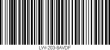 Código de barras (EAN, GTIN, SKU, ISBN): 'LW-203-8AVDF'