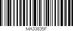 Código de barras (EAN, GTIN, SKU, ISBN): 'MA33835F'