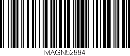 Código de barras (EAN, GTIN, SKU, ISBN): 'MAGN52994'