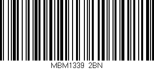 Código de barras (EAN, GTIN, SKU, ISBN): 'MBM1339/2BN'