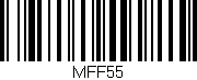 Código de barras (EAN, GTIN, SKU, ISBN): 'MFF55'