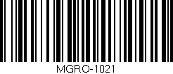 Código de barras (EAN, GTIN, SKU, ISBN): 'MGRO-1021'