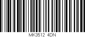 Código de barras (EAN, GTIN, SKU, ISBN): 'MK3512/4DN'