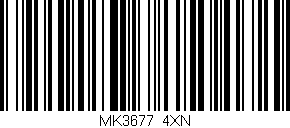 Código de barras (EAN, GTIN, SKU, ISBN): 'MK3677/4XN'