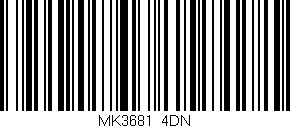 Código de barras (EAN, GTIN, SKU, ISBN): 'MK3681/4DN'