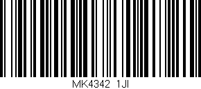 Código de barras (EAN, GTIN, SKU, ISBN): 'MK4342/1JI'