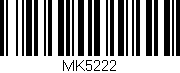 Código de barras (EAN, GTIN, SKU, ISBN): 'MK5222'