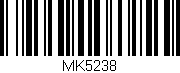 Código de barras (EAN, GTIN, SKU, ISBN): 'MK5238'