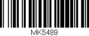 Código de barras (EAN, GTIN, SKU, ISBN): 'MK5489'
