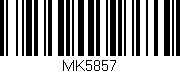 Código de barras (EAN, GTIN, SKU, ISBN): 'MK5857'