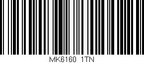 Código de barras (EAN, GTIN, SKU, ISBN): 'MK6160/1TN'