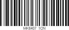 Código de barras (EAN, GTIN, SKU, ISBN): 'MK6407/1CN'